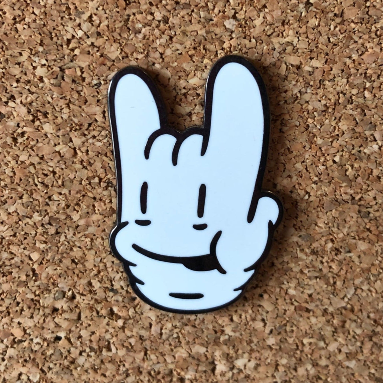 Dicky Smiles Hard Enamel Pin Badge