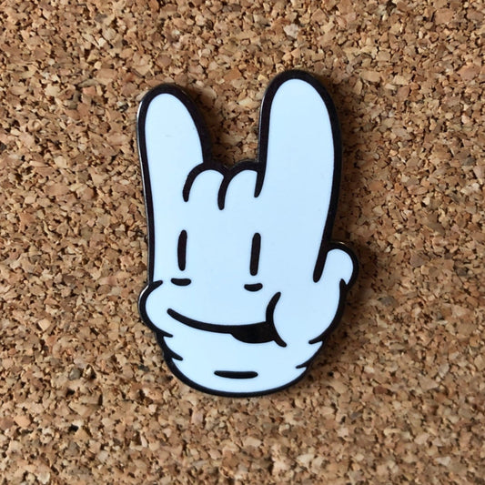 Dicky Smiles Hard Enamel Pin Badge
