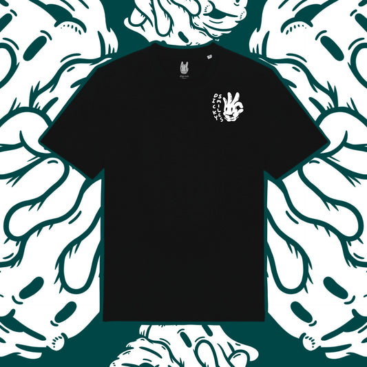 Tangled Hands Black Unisex Organic T-shirt image 1