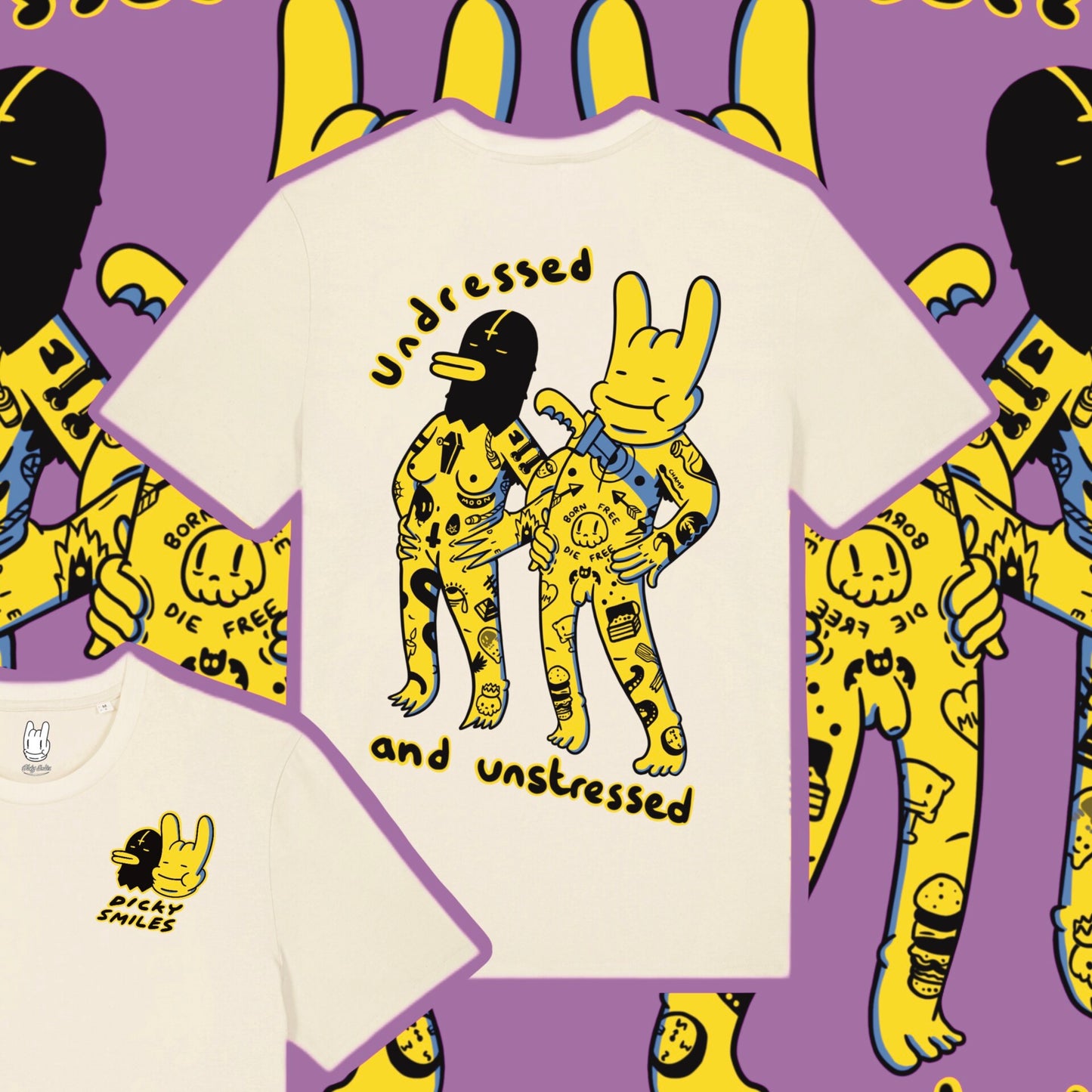 Undressed Natural Cotton Unisex T-shirt image 2