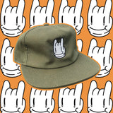 Dicky Logo Unstructured Cotton Cap - Olive Green image
