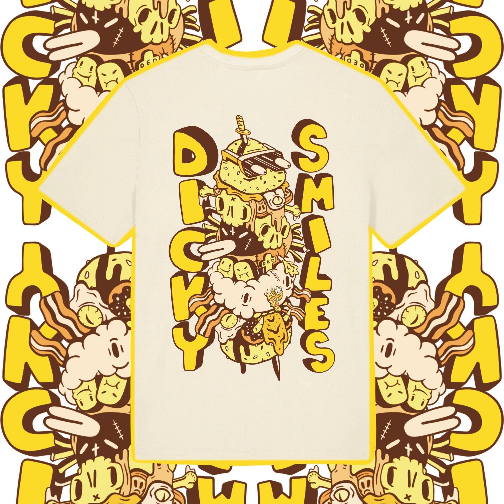 Dirty Burger Natural Cotton Unisex T-shirt image 0