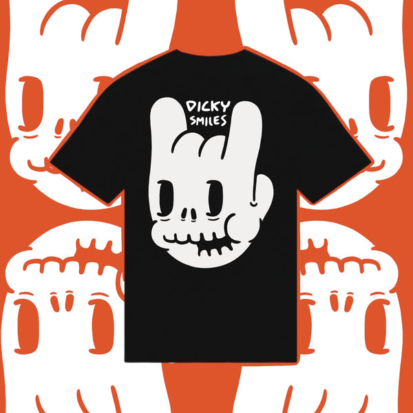 Dicky Skull Organic Cotton Unisex T-shirt image 0