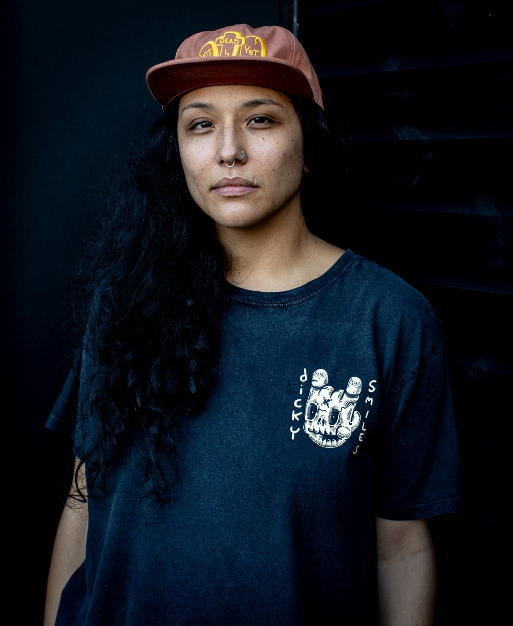 Dicky Skull Organic Cotton Unisex T-shirt image