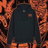 Bathe In Blood Black Unisex Organic Cotton Hoodie