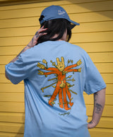 Everything is Fine Blue Cotton Unisex T-shirt