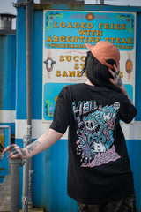 Hell Is Where The Heart Is Black Organic Cotton Unisex T-shirt