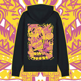 Madness Black Unisex Organic Cotton Hoodie