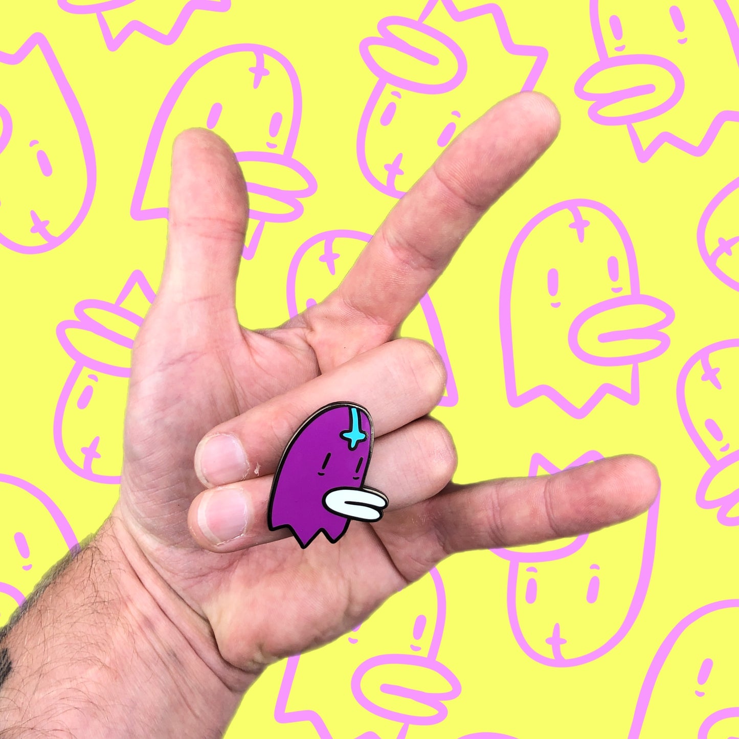 Antichrist Mallard Hard Enamel Pin Badge 40mm