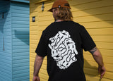 Tangled Hands Black Unisex Organic T-shirt