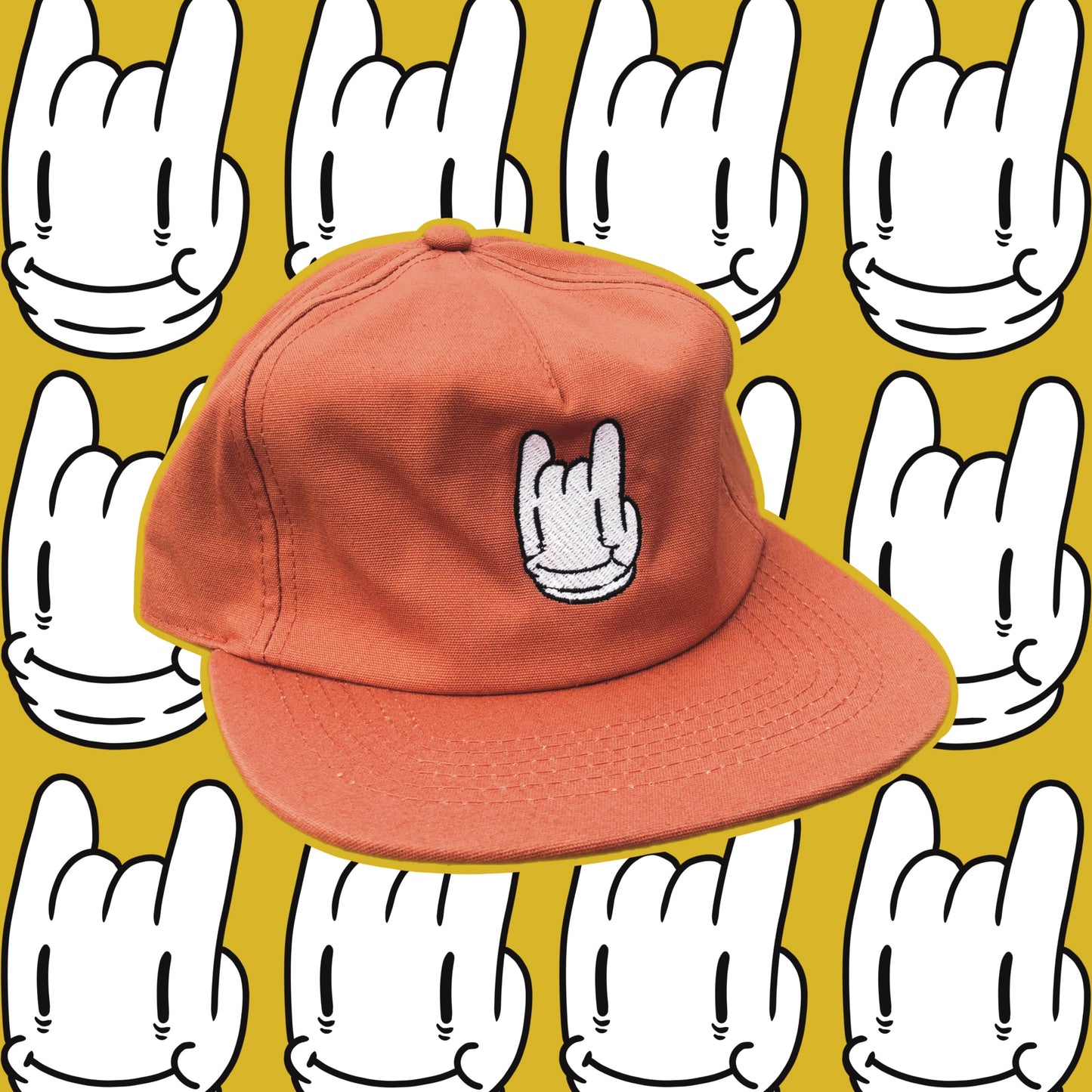 Dicky Logo Unstructured Cotton Cap in Terracotta