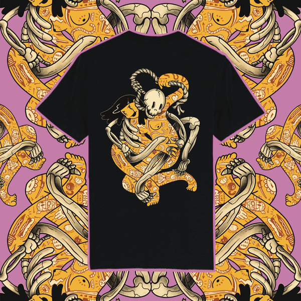 The Wrestler Black Organic Cotton Unisex T-shirt