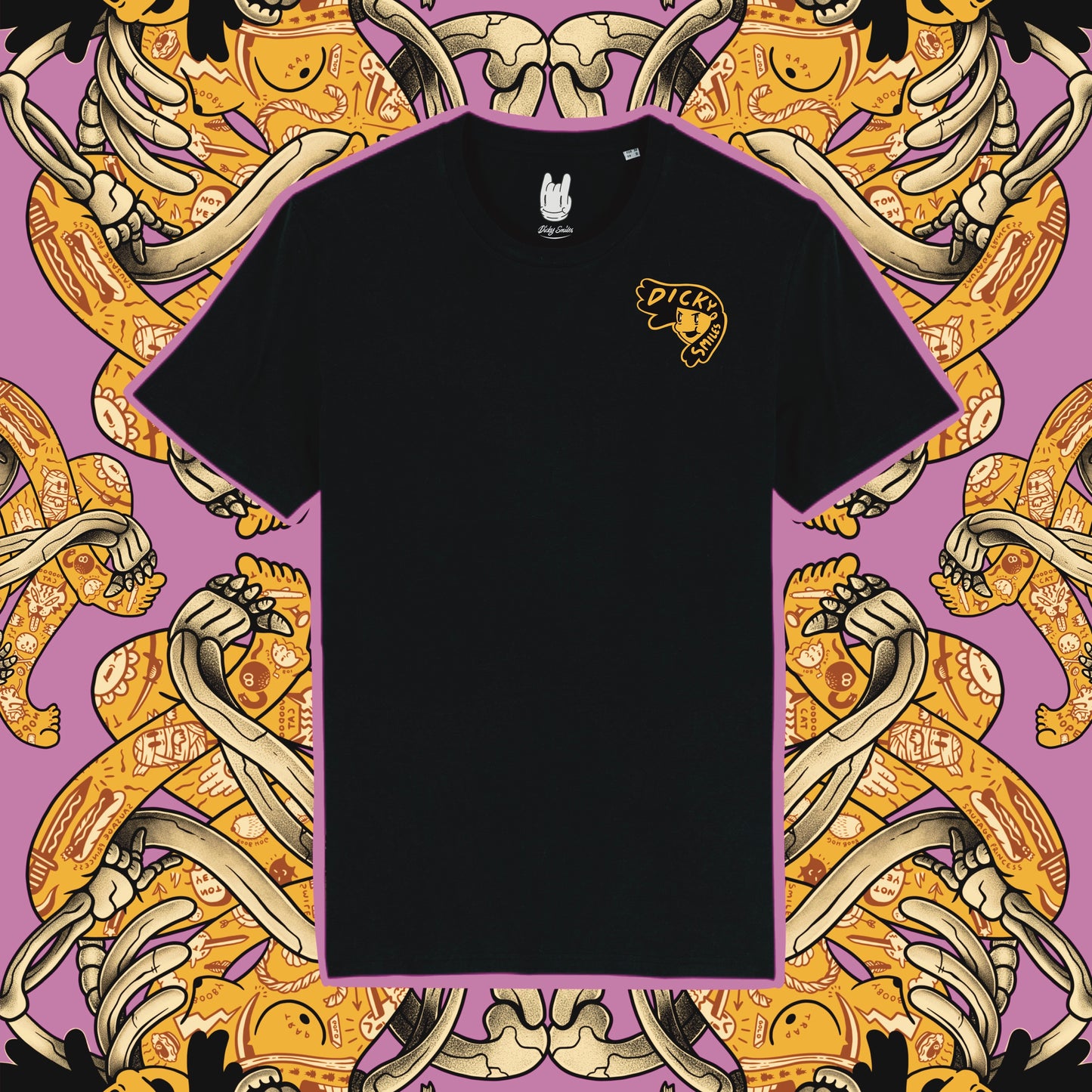 The Wrestler Black Organic Cotton Unisex T-shirt