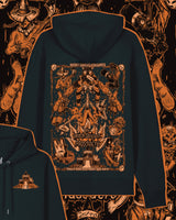 Witch Strippers Unisex Black Organic Cotton Hoodie