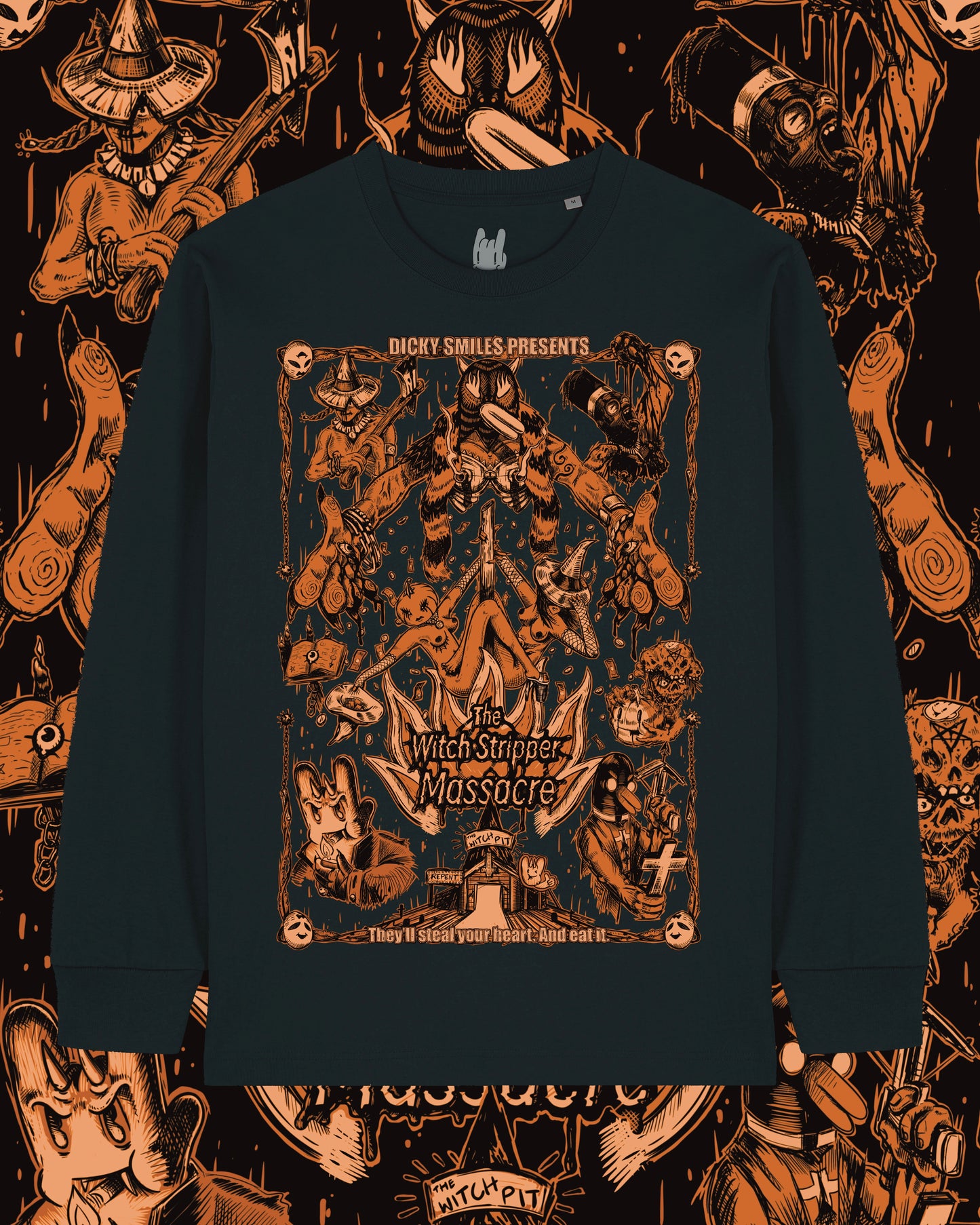 Witch Strippers Cotton Unisex Sweatshirt