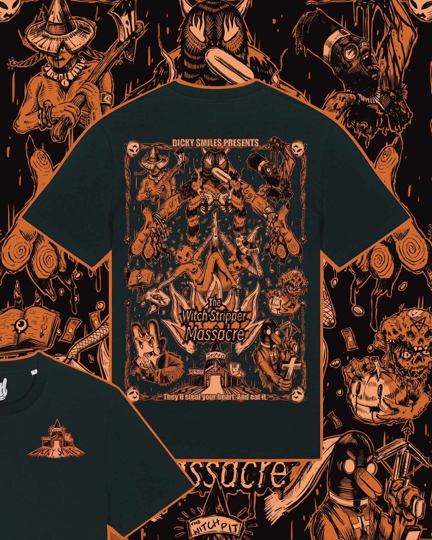 Witch Strippers Cotton Unisex T-Shirt