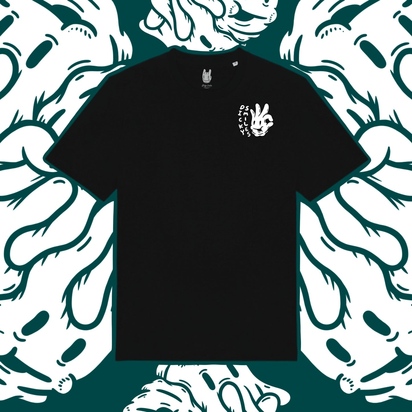 Tangled Hands Black Unisex Organic T-shirt image 1