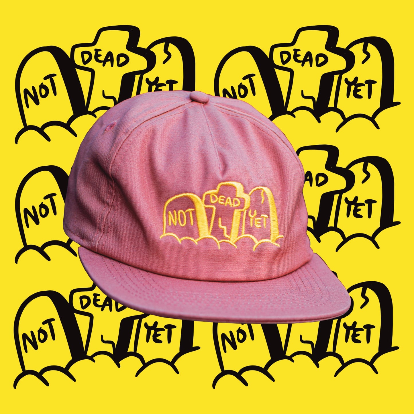 Not Dead Yet Unstructured Cotton Cap