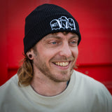 Not Dead Yet Black Organic Cotton Beanie