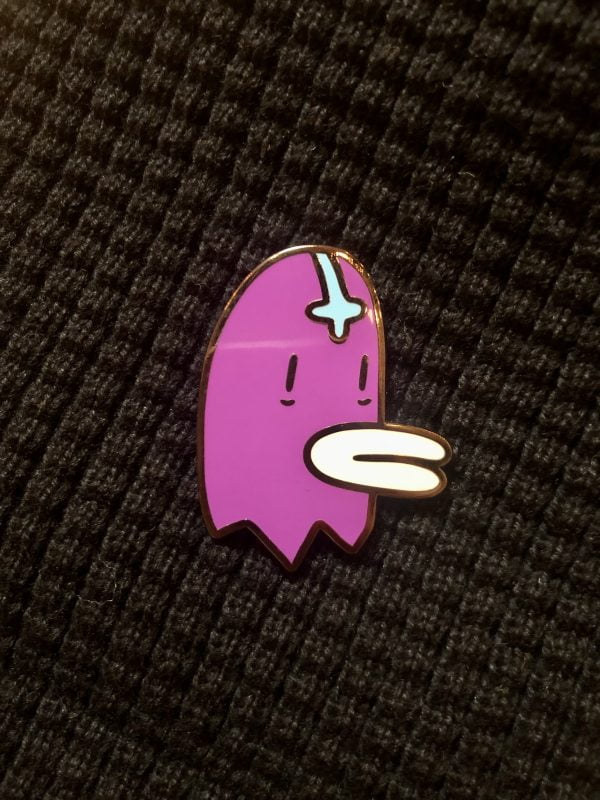Antichrist Mallard Hard Enamel Pin Badge 40mm - Image 2
