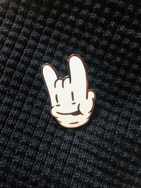 Dicky Smiles Hard Enamel Pin Badge - Image 2
