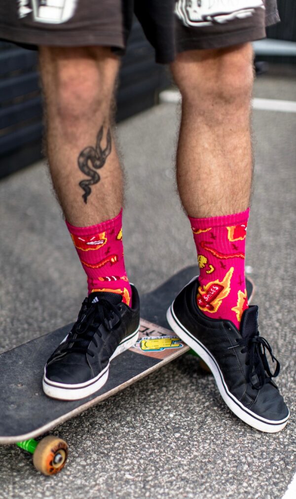Pink Dark Ritual Socks - Image 2