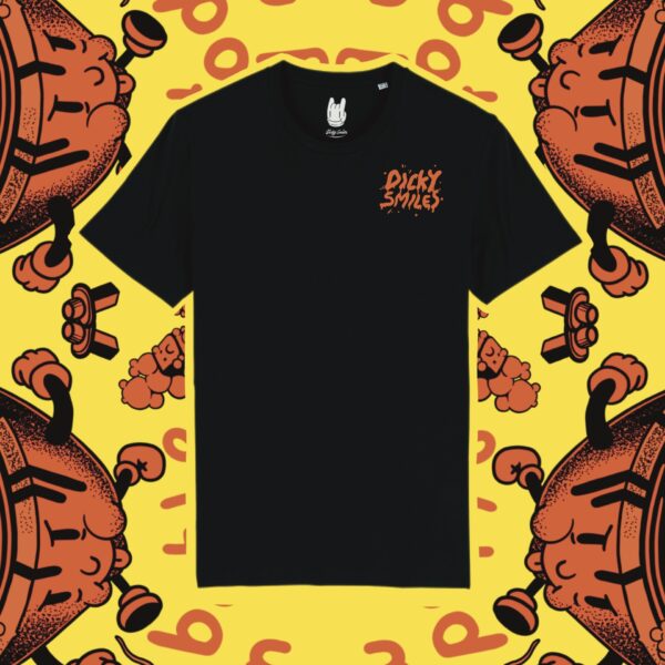 Bathe in Blood Black Organic Cotton Unisex T-shirt - Image 2