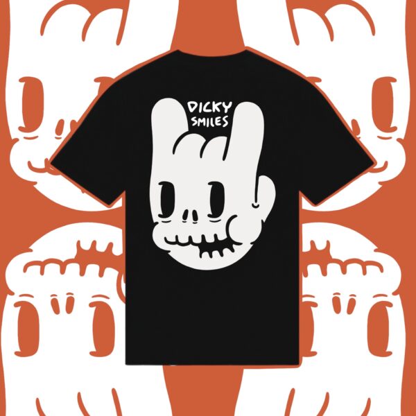Dicky Skull Organic Cotton Unisex T-shirt