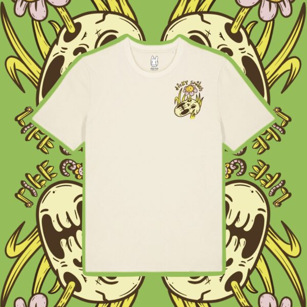 Life Goes On Natural Cotton Unisex T-shirt - Image 2