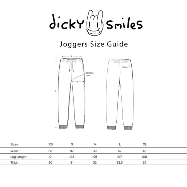 Dicky Smiles Black and Pink Joggers - Image 3